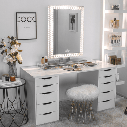 Diamond Vanity Mirror - Tall