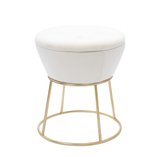 Liyana White Stool