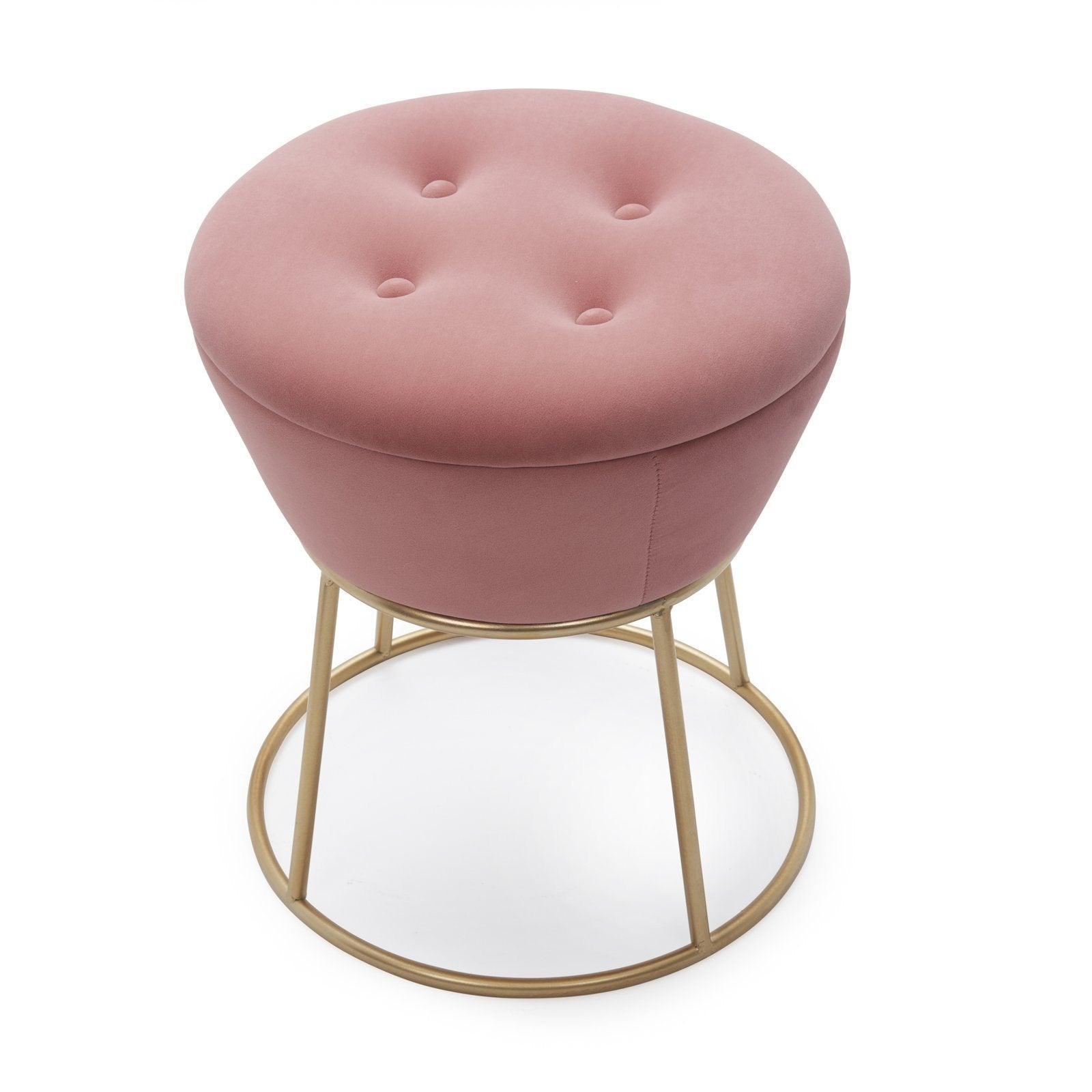 Liyana Pink Stool | Luvo Store