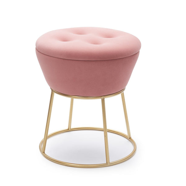 Pink discount stool cover