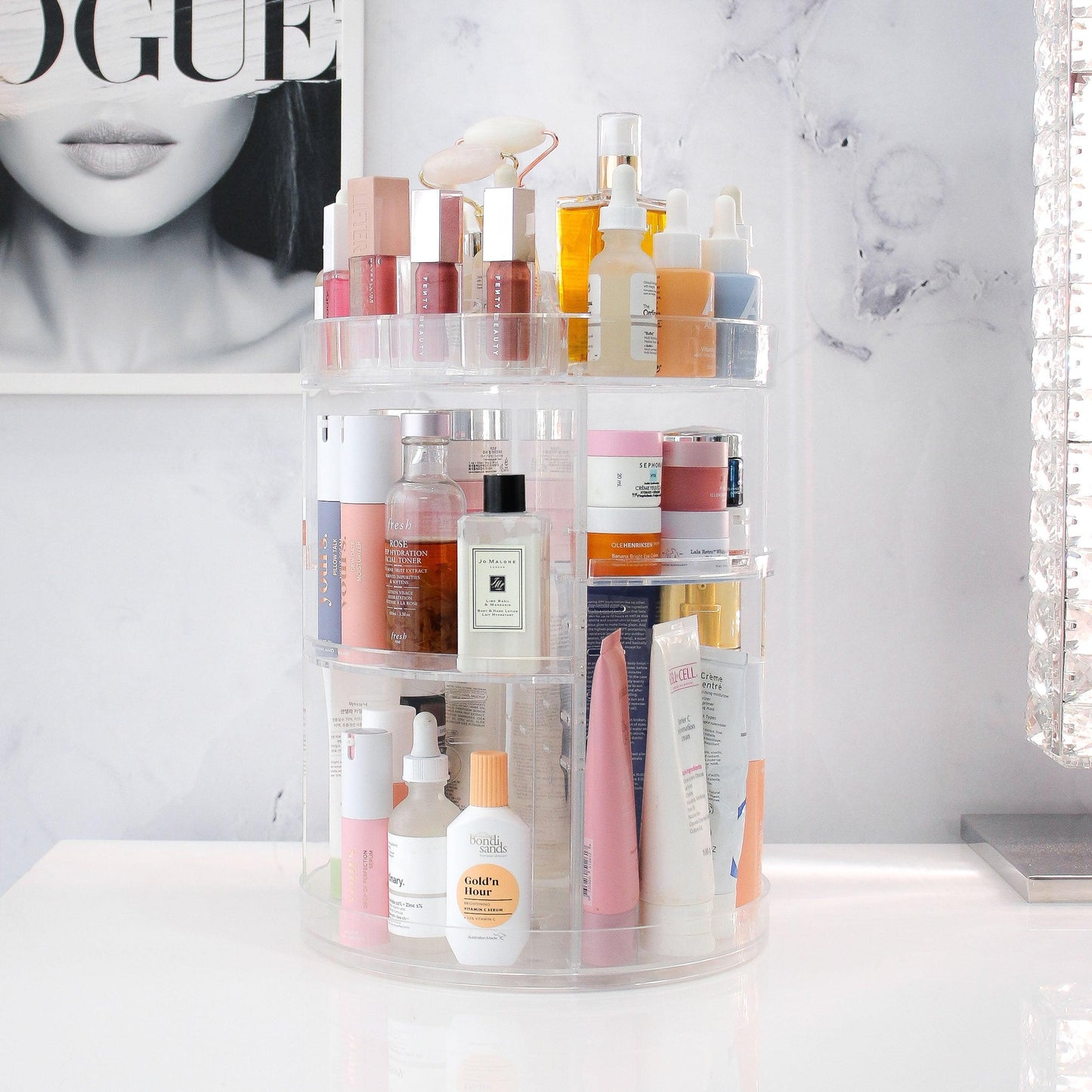 Rotating Skincare Organiser